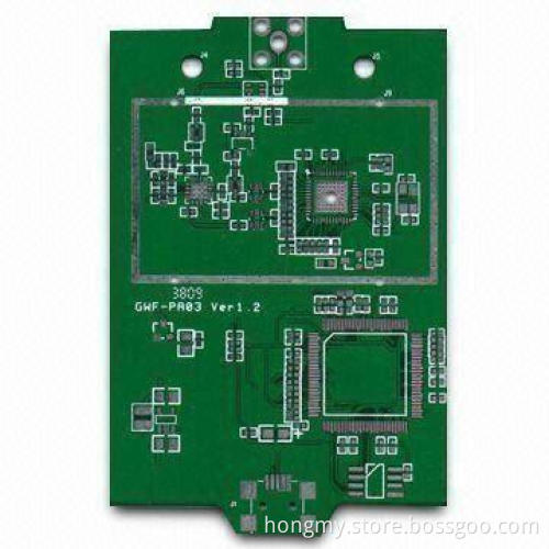 8-layered PCB with Green Solder Mask and 1.2mm Board Thickness, Available in Various Types